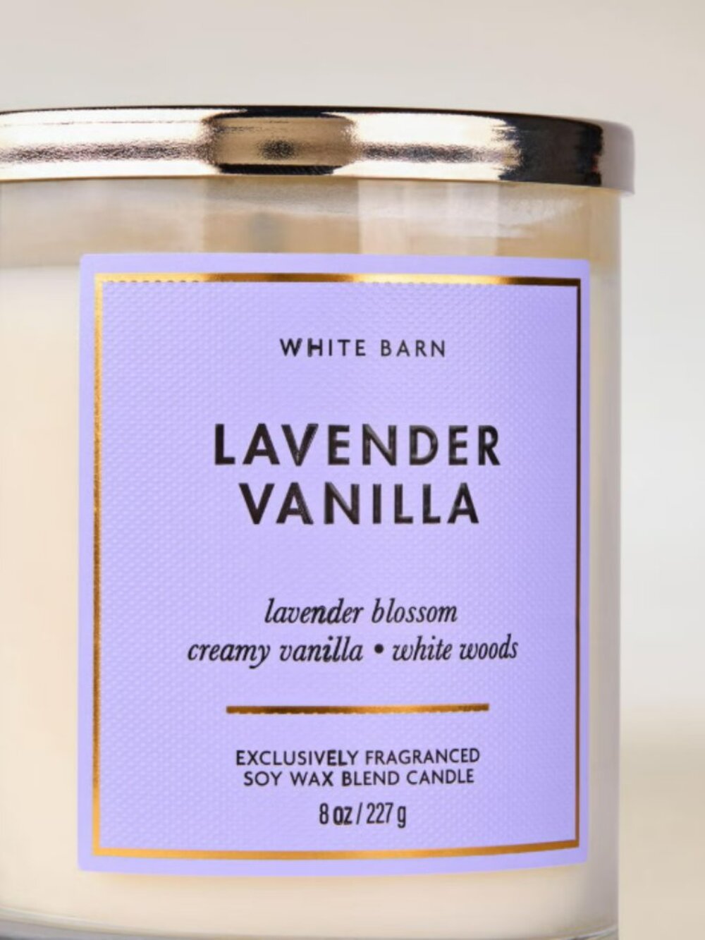New Bath & Body Works Single Wick Candle, Lavender